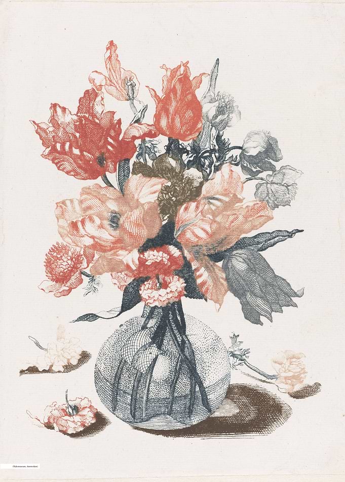 Vintage illustration of flowers