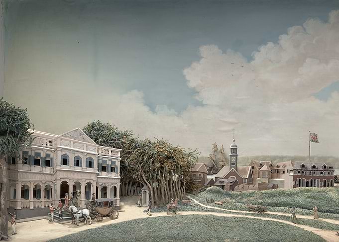 Gerrit Schouten - Diorama of Government Square in Param ...