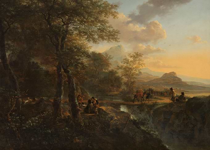 Jan Both - Italian Landscape with a Draughtsman, c. 165 ...