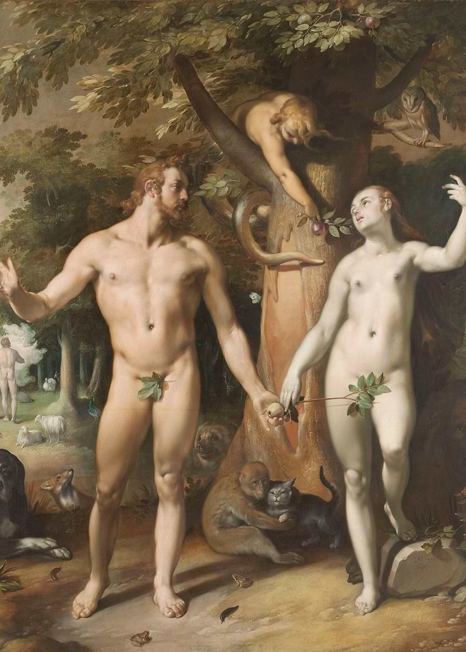 Cornelis Cornelisz. van Haarlem - The Fall of Man, 1592 ...