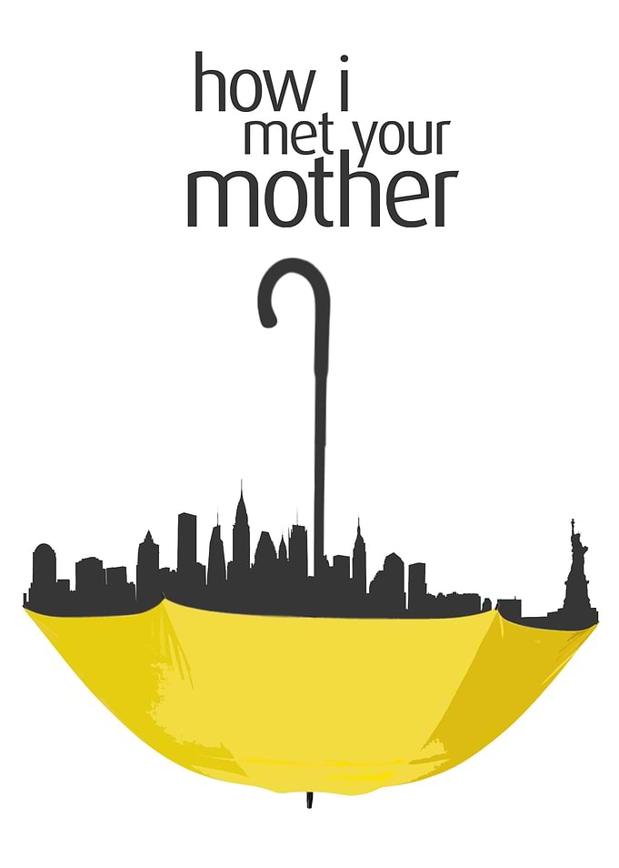 How I met your mother - Minimalist poster representativ ...