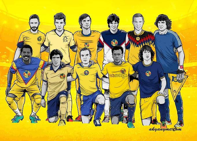 Las leyendas del Club América inmortalizadas. El 11 ide ...