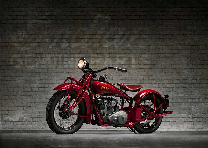 Classic INDIAN SCOUT motorcycle