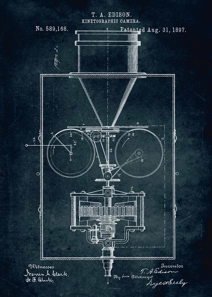 No064 - 1897 - Kinetographic Camera - Inventor Tomas A. ...