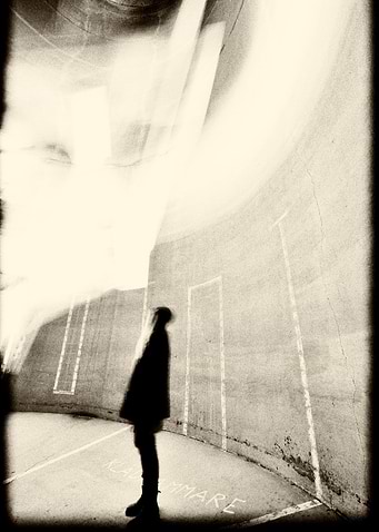 Artistic urban motion blur