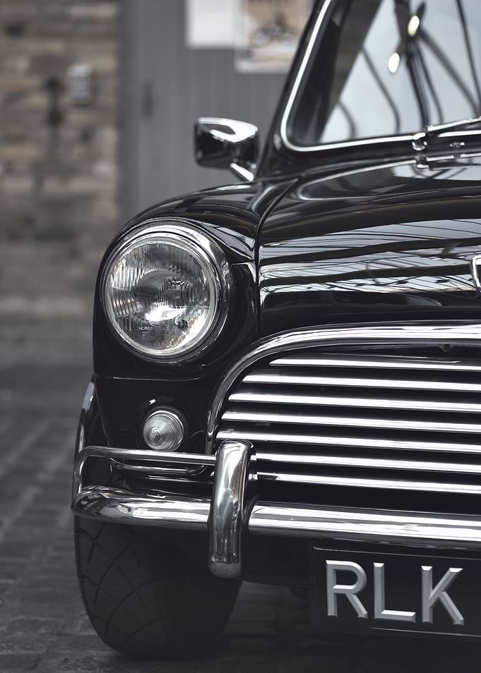 Close up of Austin Mini Cooper