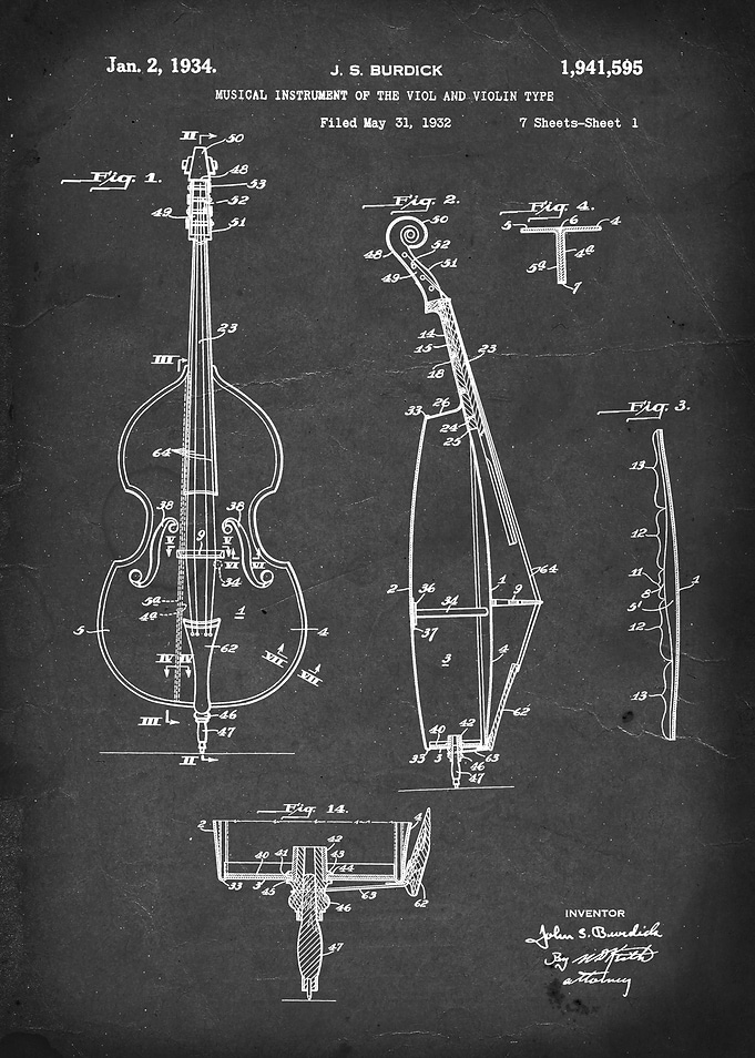 Musical Instrument of the Viol and Violin Type (Double ...