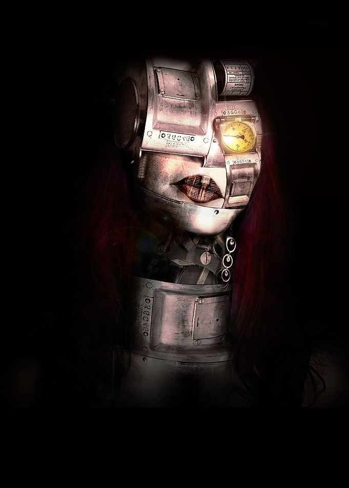 Creations inspired by cyberpunk and steampunk universe ...