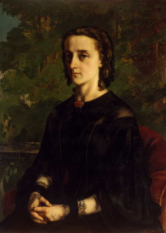 Gustave Courbet - Madame de Brayer, 1858, oil on canvas ...