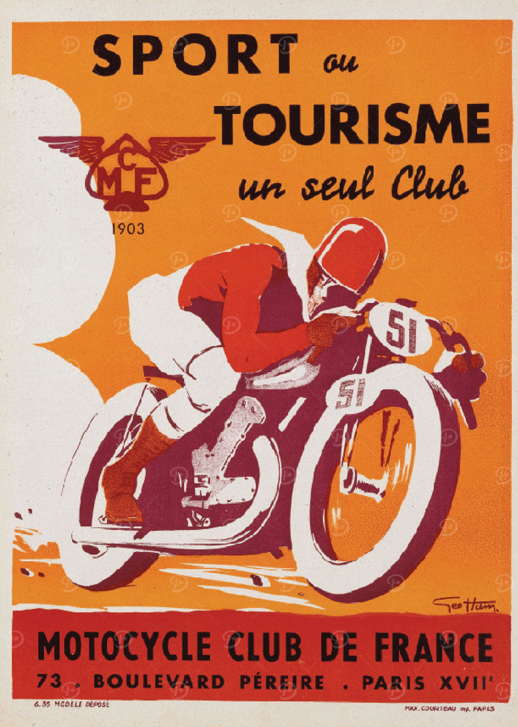 Vintage Sport Poster