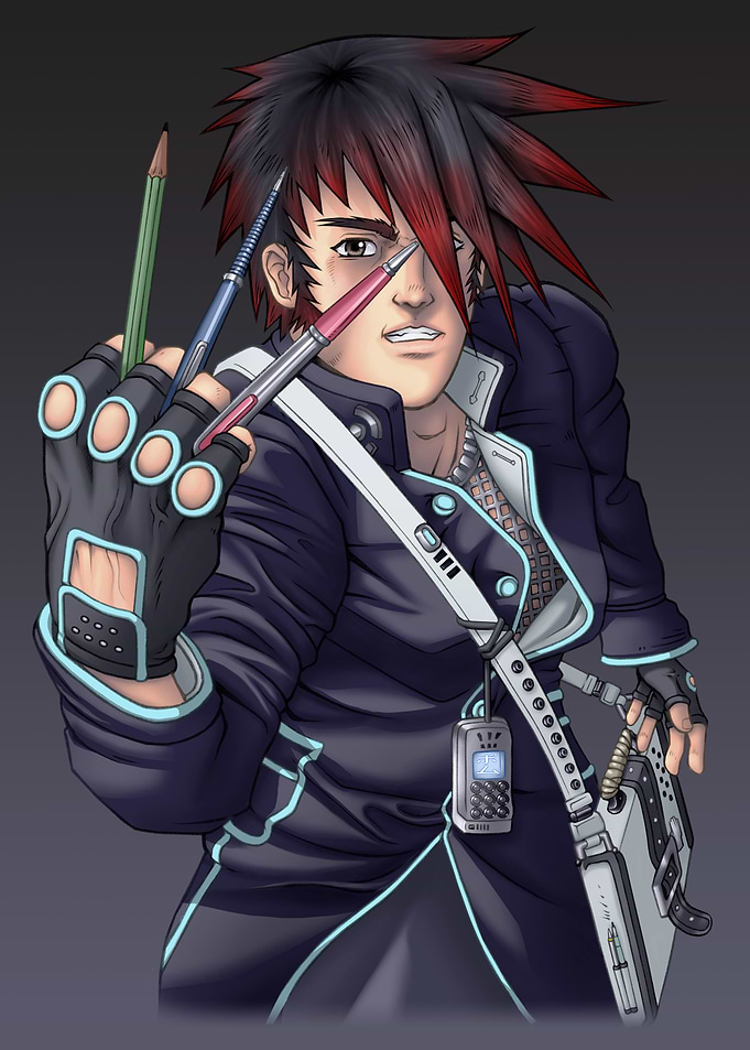 Anime style 'manga' artist