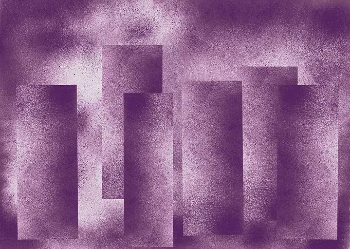 Light purple by gasponceSpray painting and cut outs to ...