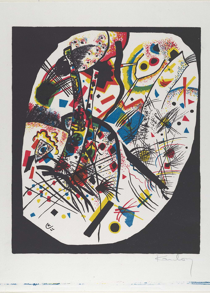 Vasily Kandinsky - Kleine Welten III (Small Worlds III) ...