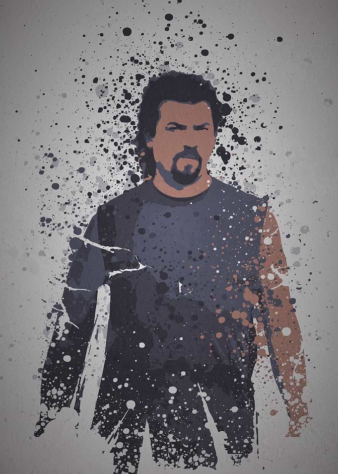 'Powerism' Splatter effect artwork inspired by Kenny Po ...