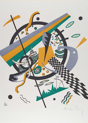 Vasily Kandinsky - Kleine Welten IV (Small Worlds IV), ...