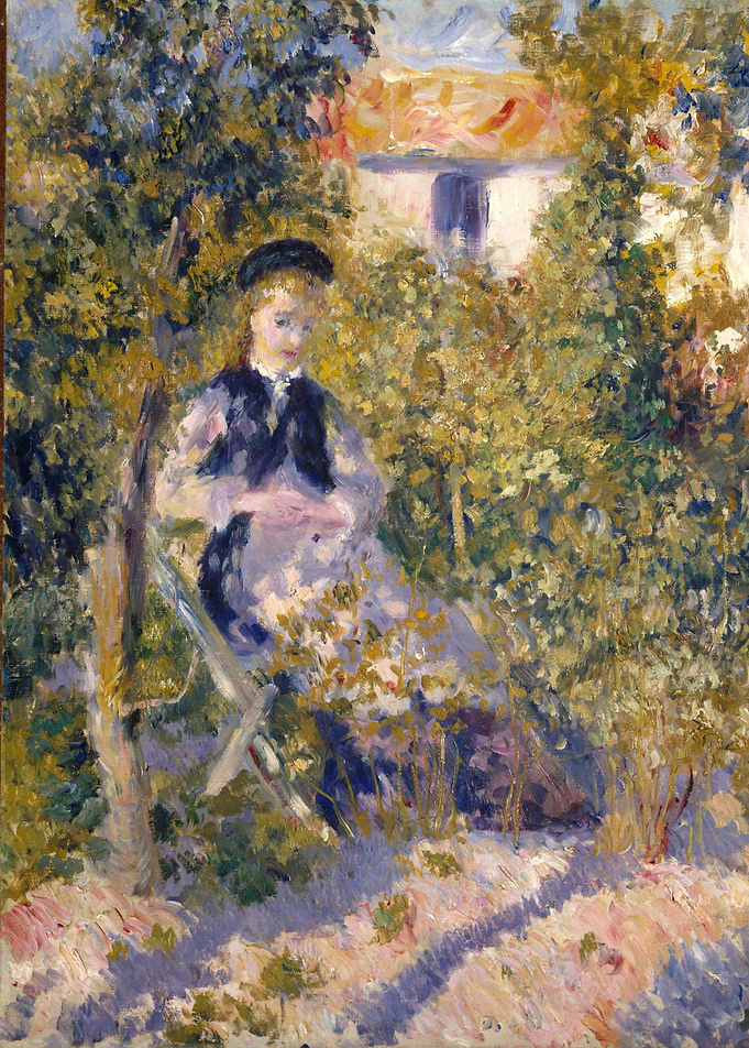 Auguste Renoir - Nini in the Garden (Nini Lopez), 1876, ...