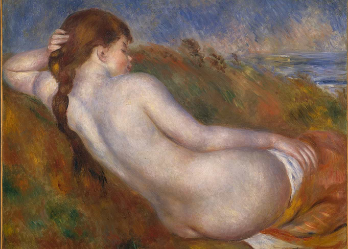 Auguste Renoir - Reclining Nude, 1883, oil on canvas; C ...