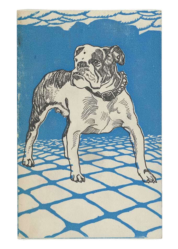 Moriz Jung - Bulldog, 1912, color litograph; Collection ...