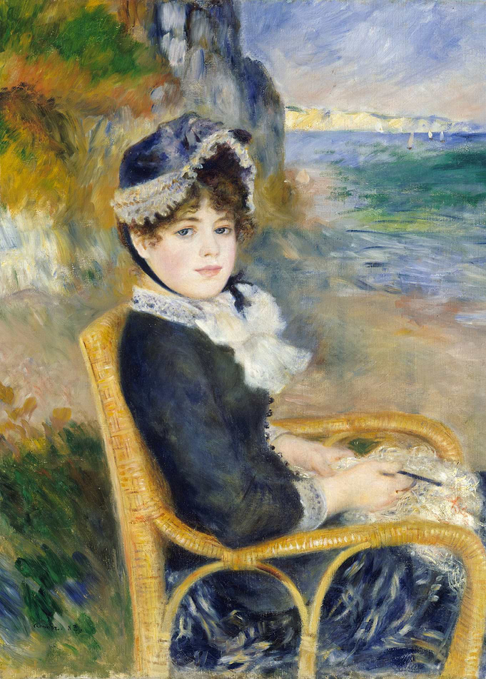 Auguste Renoir - By the Seashore, 1883, oil on canvas; ...