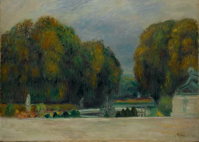 Auguste Renoir - Versailles, 1900–1905, oil on canvas; ...