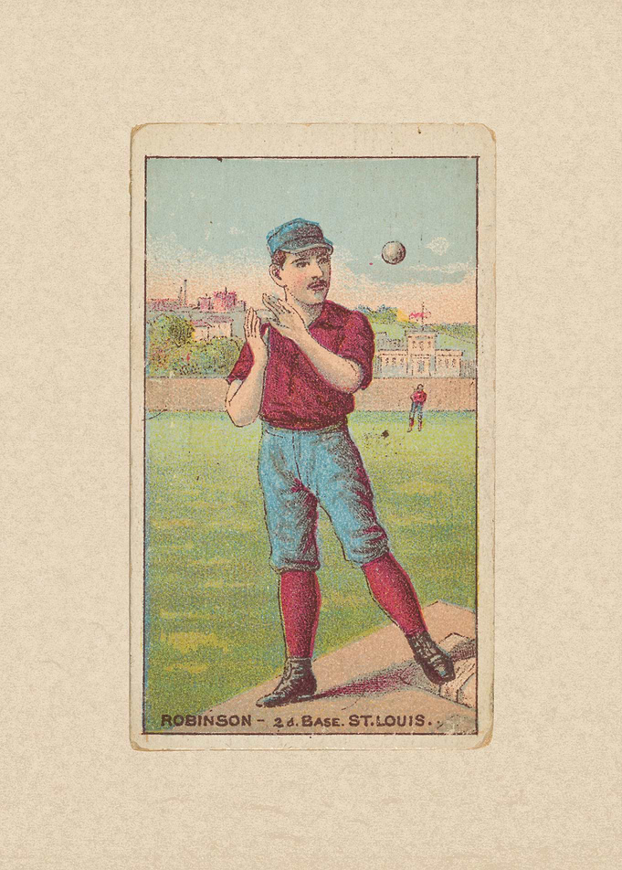 Robinson, 2nd Base, St. Louis, from the Gold Coin serie ...