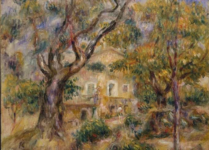 Auguste Renoir - The Farm at Les Collettes, Cagnes, 190 ...