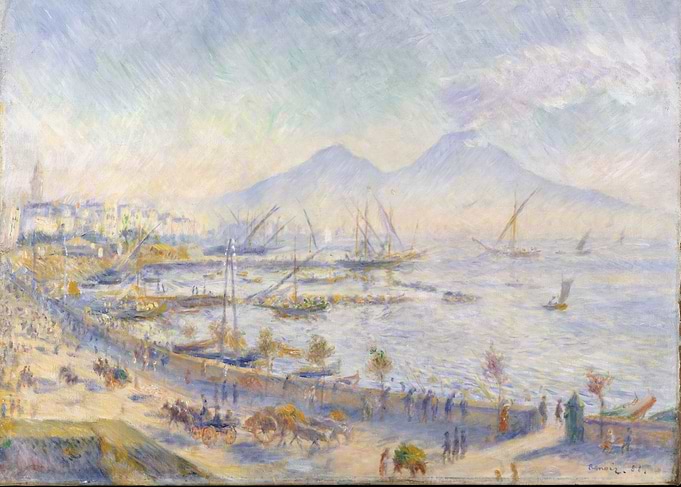 Auguste Renoir - The Bay of Naples, 1881, oil on canvas ...
