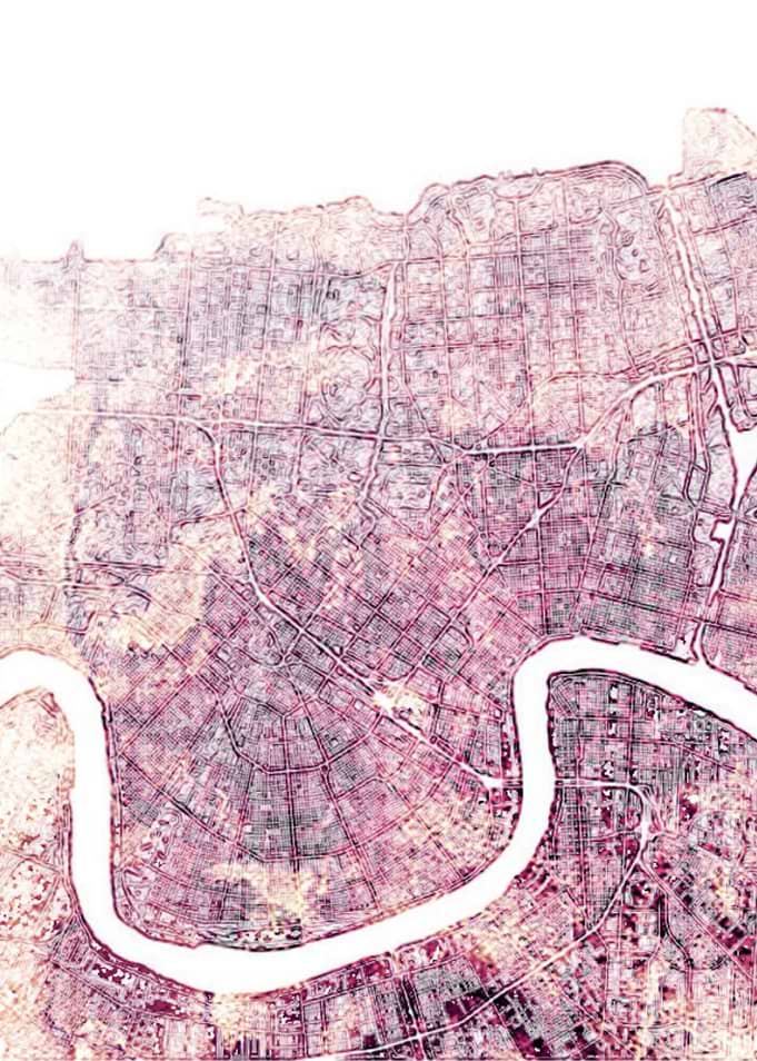 New Orleans city map.