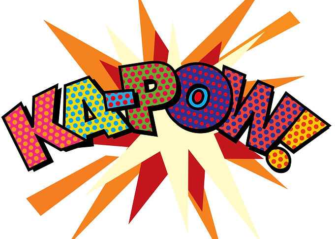 Comic book pop art inspired art that makes a great gift ...