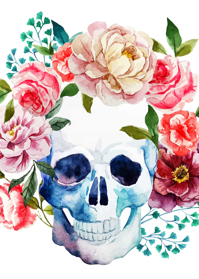 A wonderfull Daydead Skull.