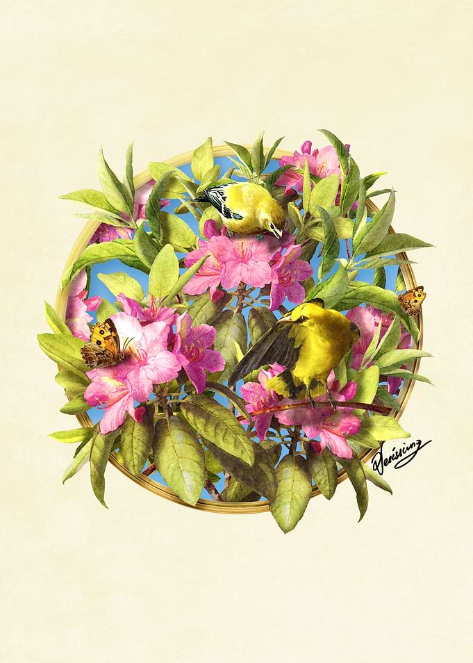 Flowers and Birds 1