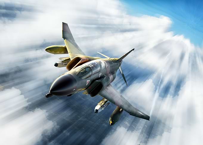 USAF F-4 Phantom II aviation art work