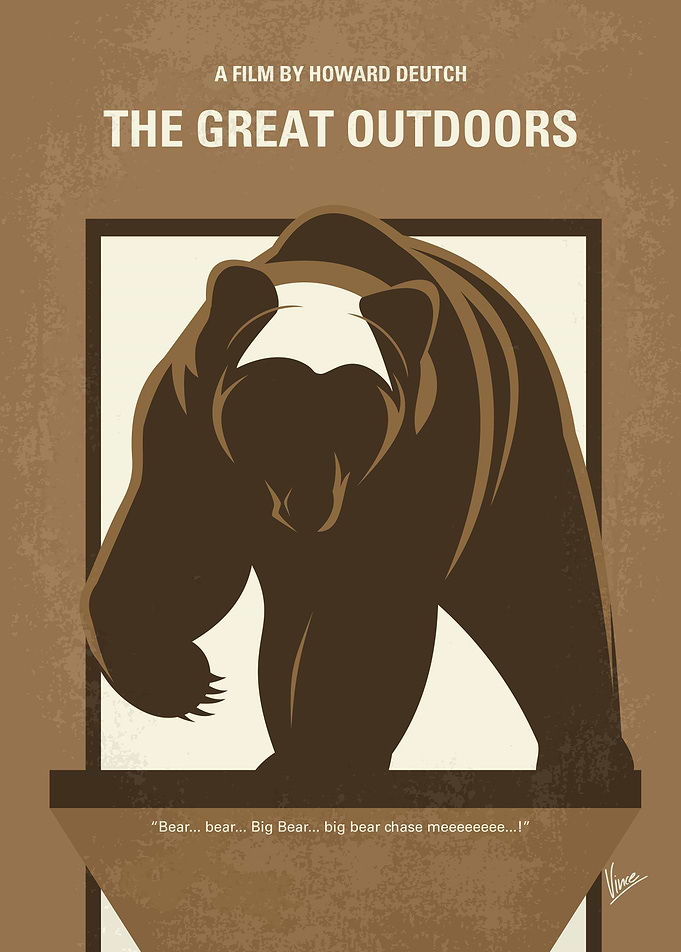 No824 My The Great Outdoors minimal movie poster A Chi ...