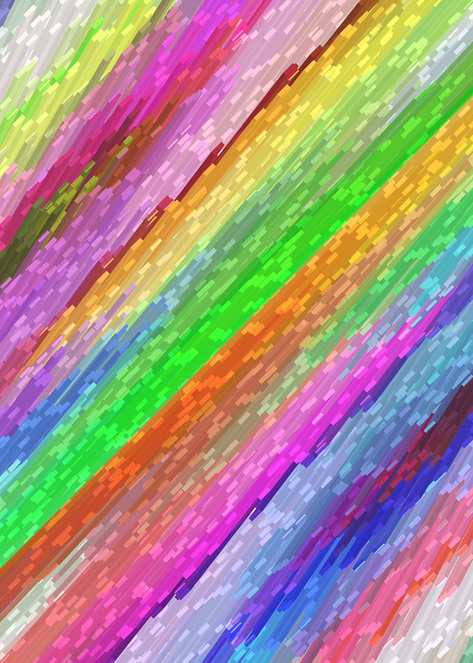 Colorful digital art splashing G479