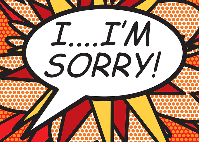 The perfect apology!