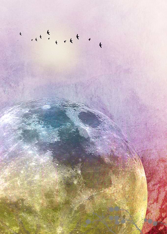 MOON under MAGIC SKY III-A.