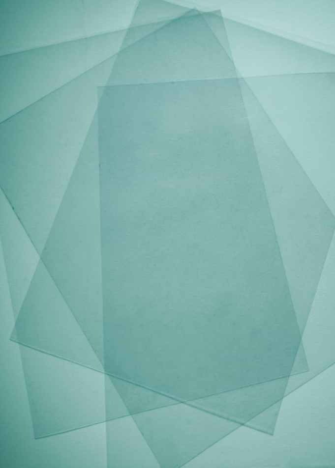 Blue plastic squares