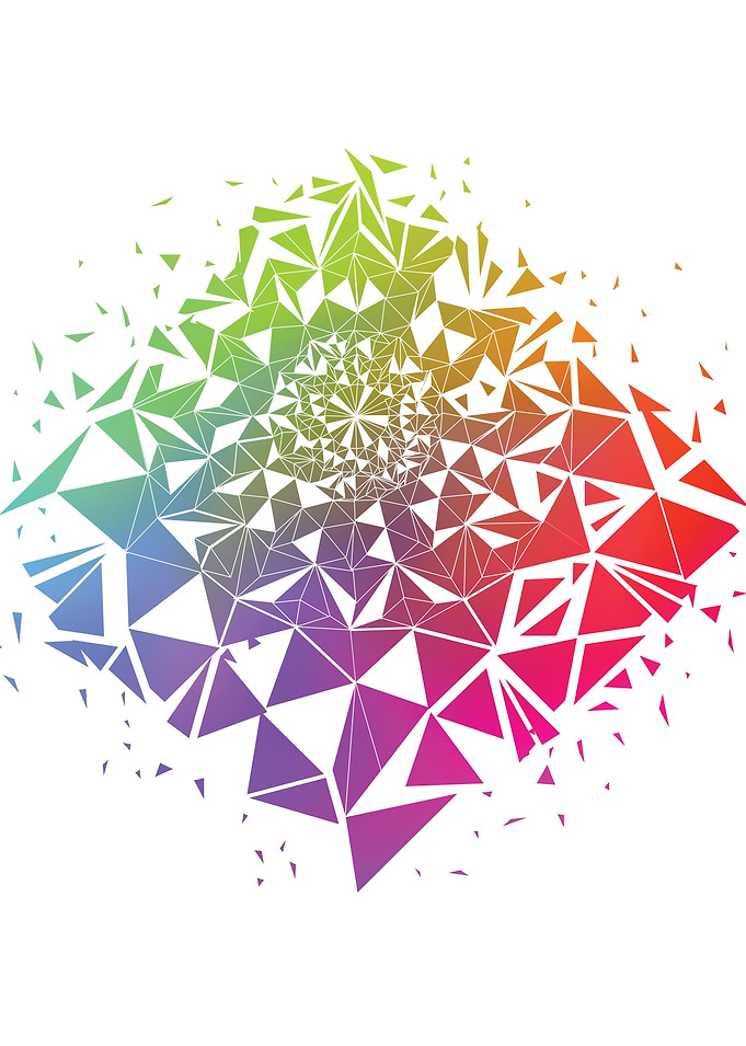 shattered rainbow