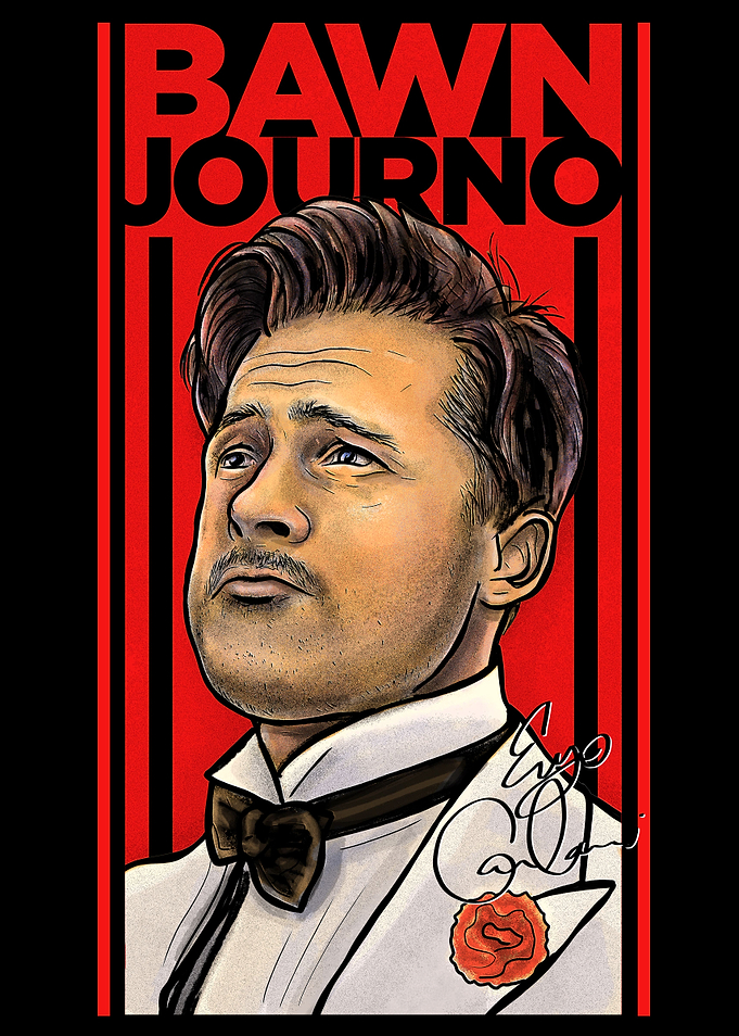 My illustration of the famous Italian stuntman Enzo Gor ...