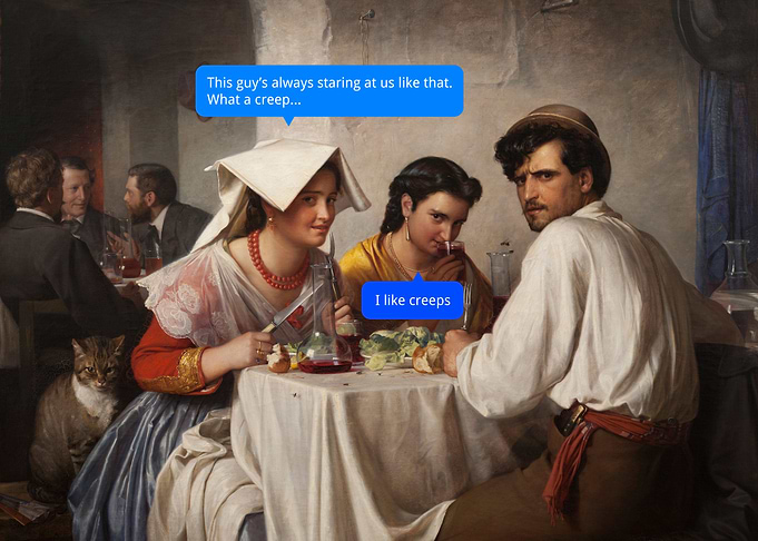 Creeps in a Roman Osteria