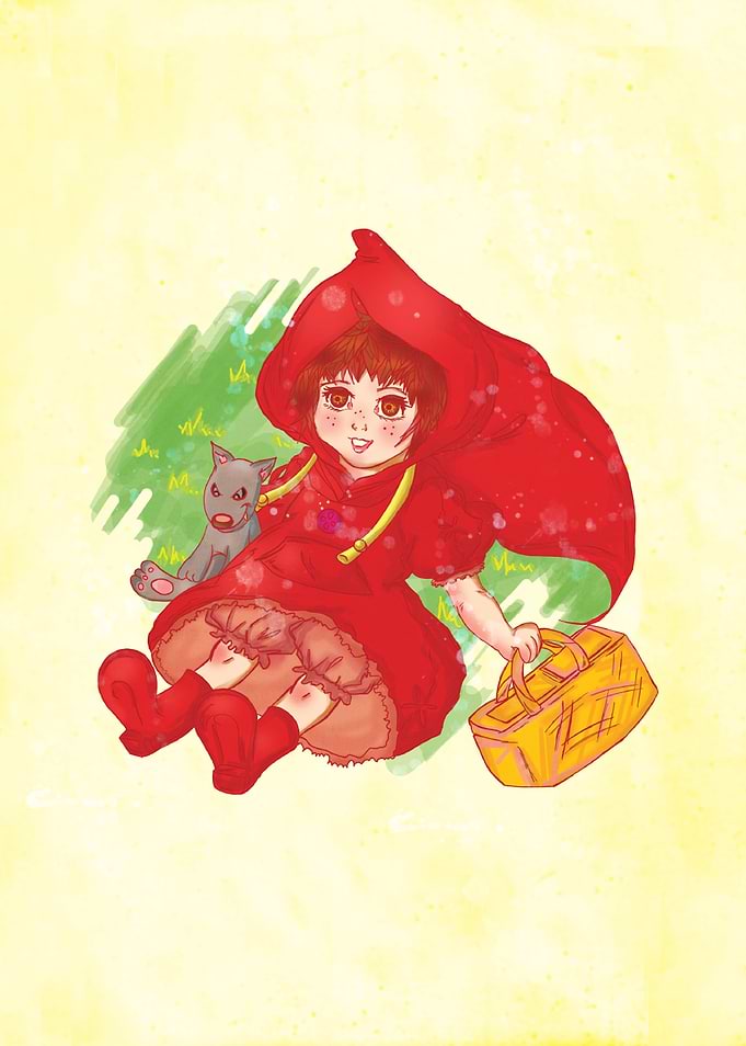 'Little Red Riding Hood doll' for your wall ;) -------- ...