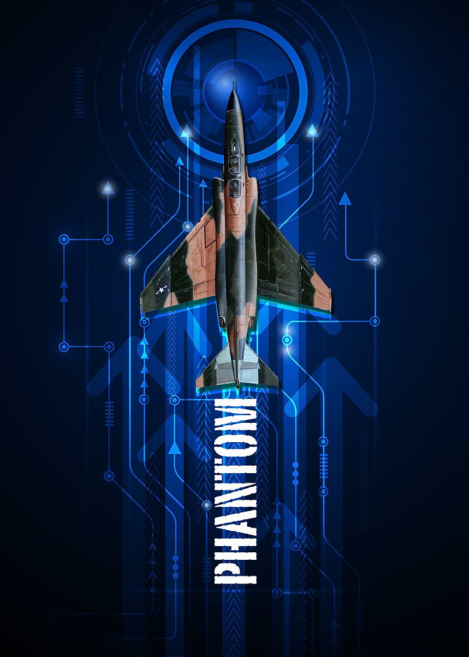 USAF F-4 Phantom II Aviation art profile