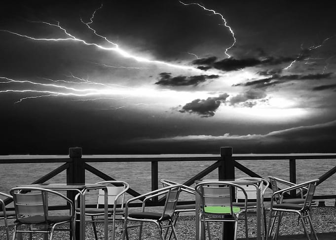 A stunning image of lightn