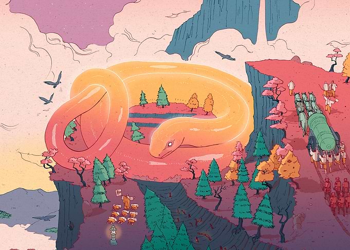 The magical snake