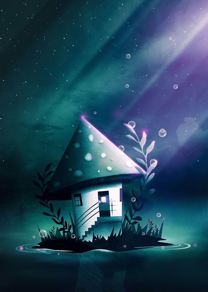 Magic Mush Room | Digital Art, 2017