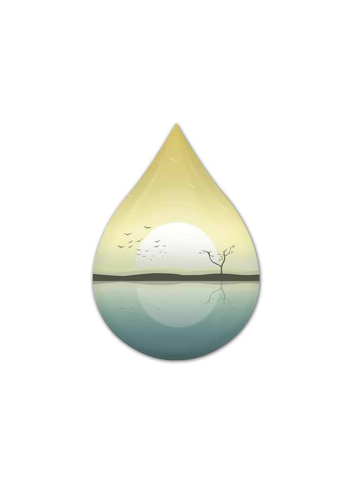 Landscape Droplet