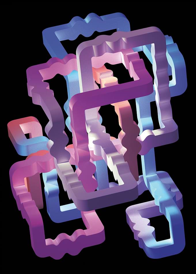 Abstract 3D art