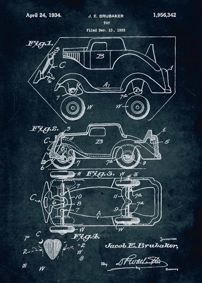 No175 - 1933 - Toy - Inventor J. E. Brubaker