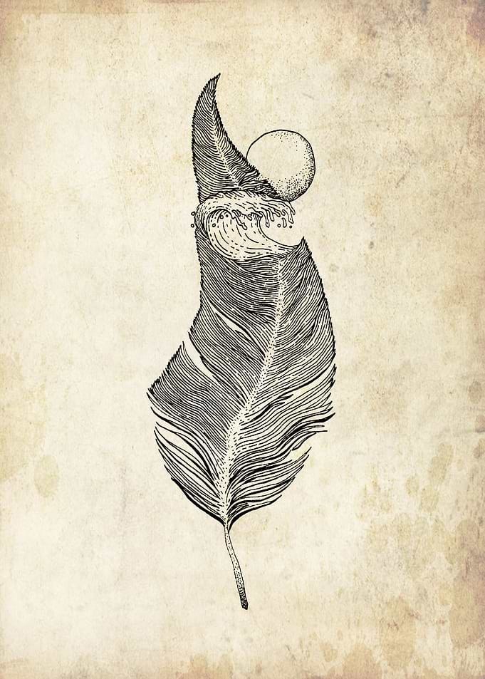 Luck feather