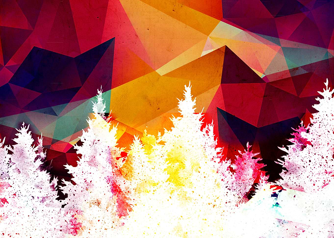 Forest explosion of color